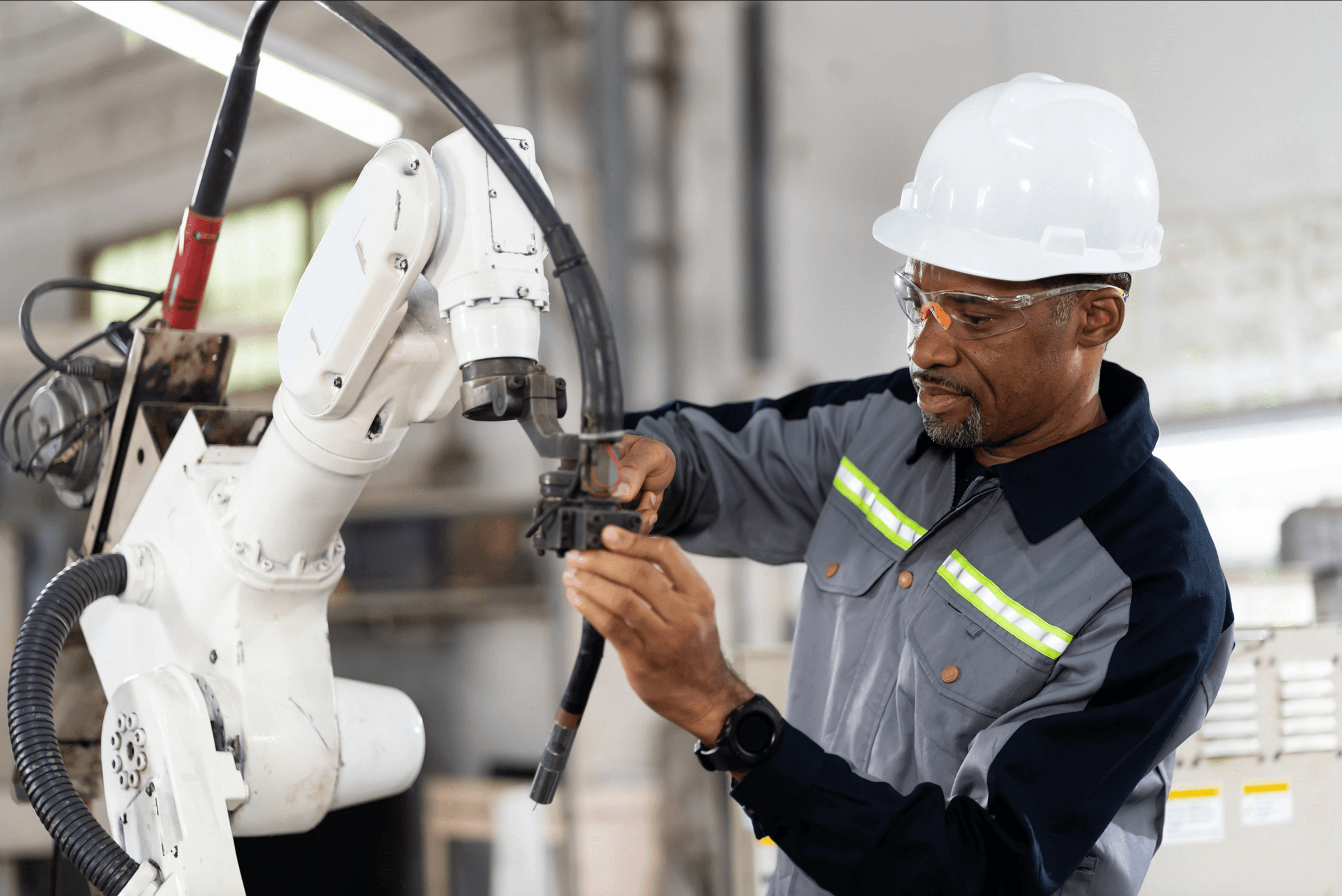 Worker & Robot Worker & Robot